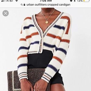 Urban outfitters cropped cardigan